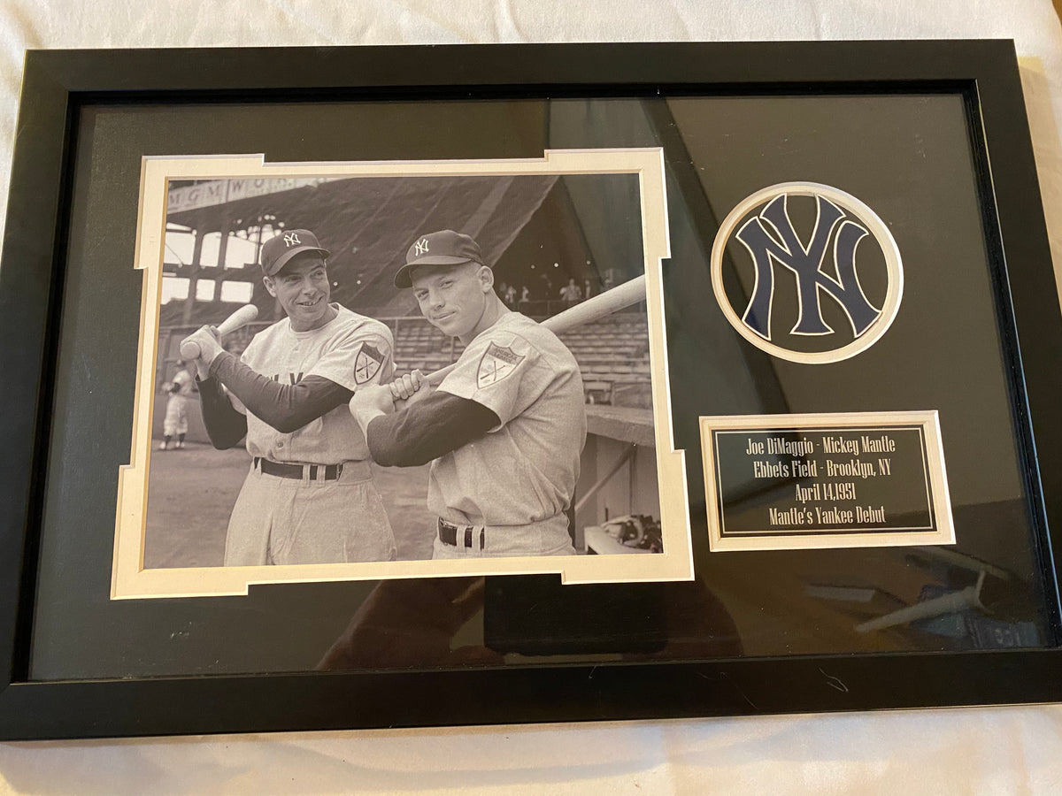 Joe DiMaggio, Mickey Mantle Photo from April 1951 Up for Bid