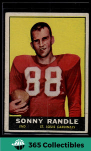 1961 Topps NFL Sonny Randle #118 Football St. Louis Cardinals