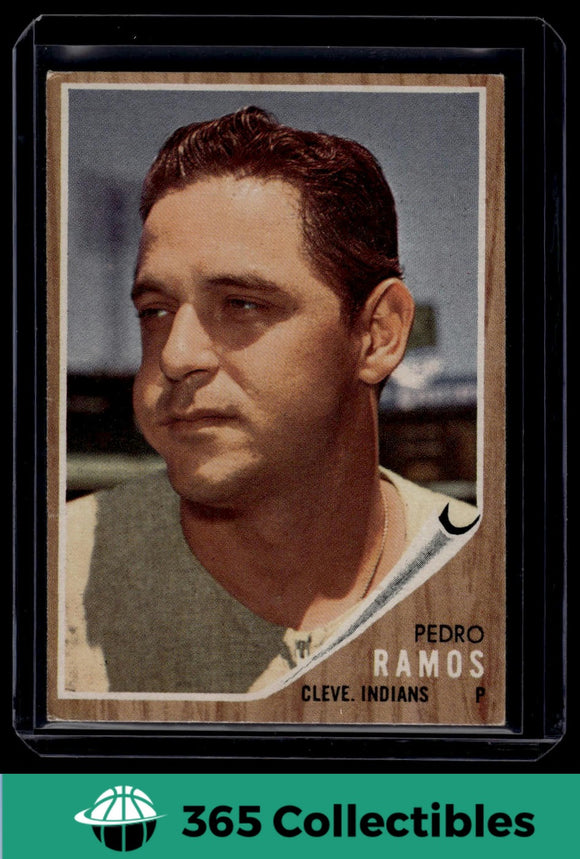 1962 Topps MLB Pedro Ramos #485 Baseball Cleveland Indians