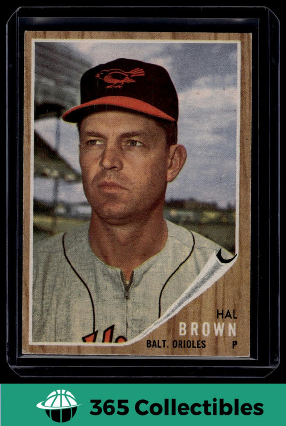 1962 Topps MLB Hal Brown #488 Baseball Baltimore Orioles