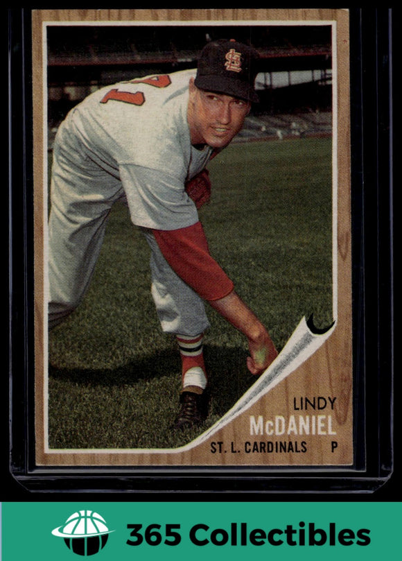 1962 Topps MLB Lindy McDaniel #522 Baseball St. Louis Cardinals