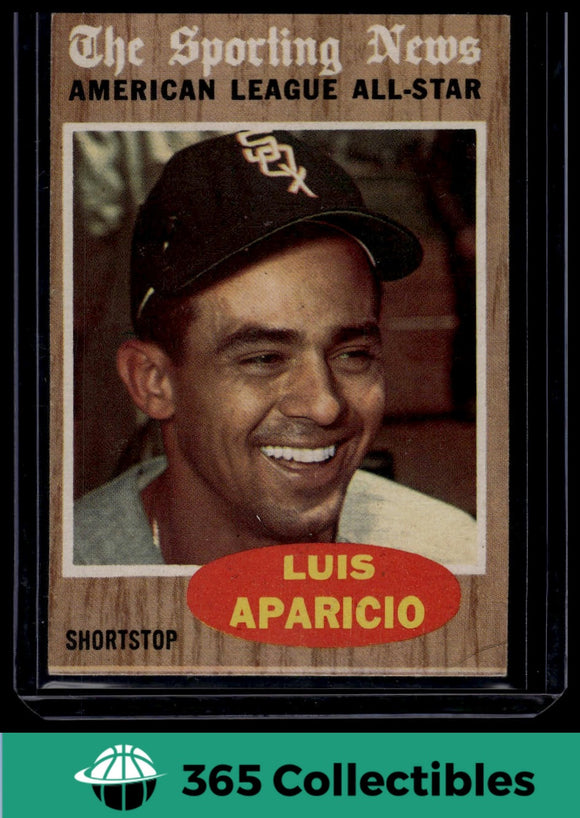 1962 Topps MLB Luis Aparicio #469 Baseball Chicago White Sox