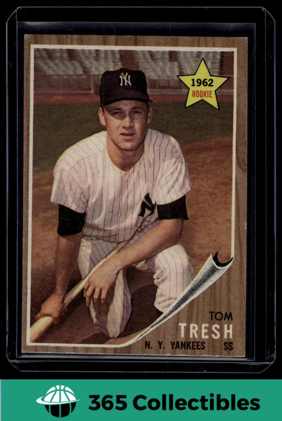 1962 Topps MLB Tom Tresh #31 Baseball New York Yankees