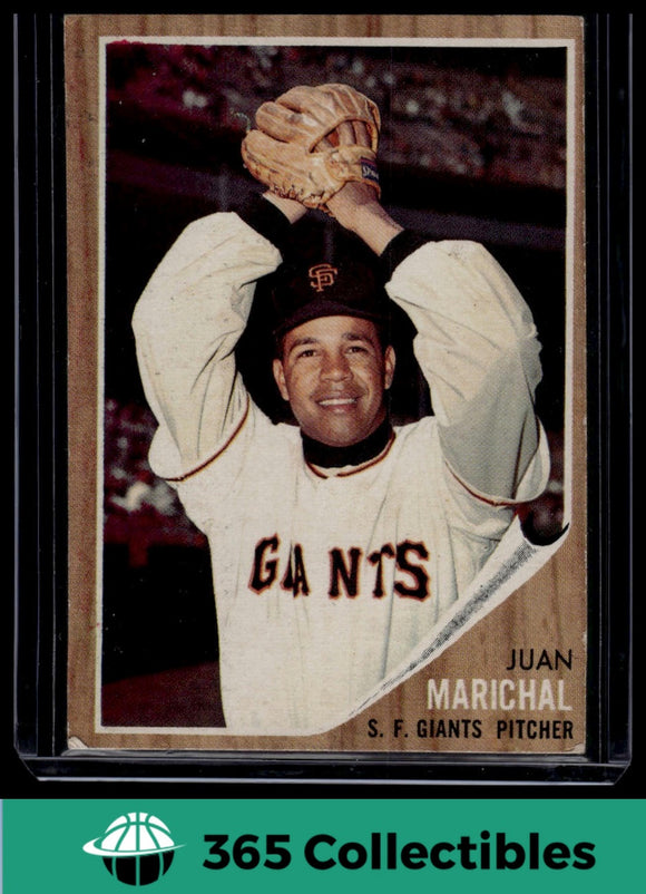 1962 Topps MLB Juan Marichal #505 Baseball San Francisco Giants