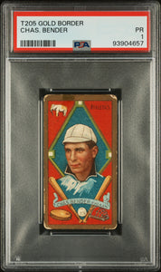 1911 T205 GOLD BORDER CHAS. BENDER (PSA 1) #93904657 HOF Pitcher