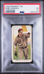 "1909-11 T206 PIEDMONT -  150 RUBE WADDELL THROWING - PSA1.5  #93972208