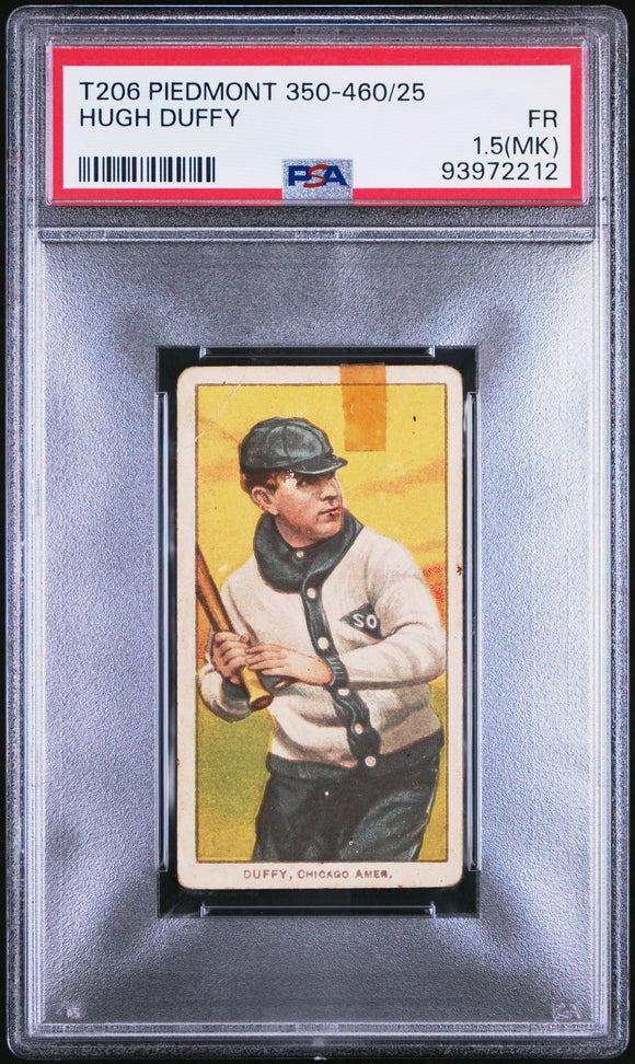 1909-11 T206 = Piedmont -  Hugh Duffy PSA #93972212 Tobacco Card