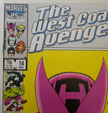 Marvel Comics: The West Coast Avengers #14 (November 1986) - Time Traveling Adventures