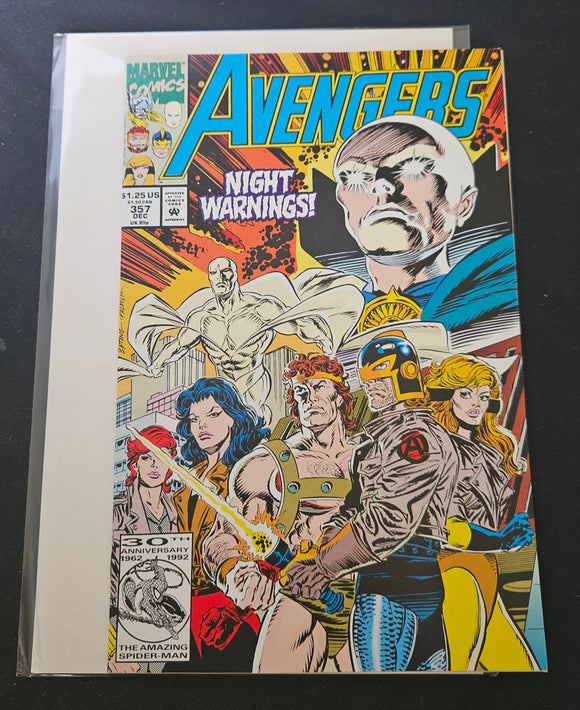 Marvel Comics: Avengers #357 (December 1992) - Assault on Avalon Part 3 - Captain Britain Appearance