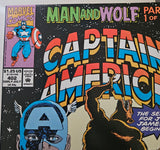 Marvel Captain America #402 Comic Book (July 1992) - Capwolf Key Issue | High-Grade