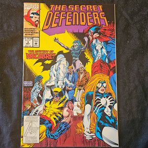 Marvel Comics: The Secret Defenders #3 (May 1993) - Guest-Starring Wolverine and Spider-Man