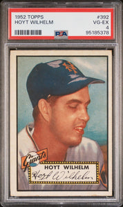 1952 Topps Hoyt Wilhelm #392 Hi Series - PSA 4 VG EX - #95185378