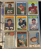 1972 Topps NFL Football Card Set (#1-263) VG-EX - Includes Staubach Rookie - Vintage Set with Many Hall of Famers