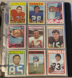 1972 Topps NFL Football Card Set (#1-263) VG-EX - Includes Staubach Rookie - Vintage Set with Many Hall of Famers