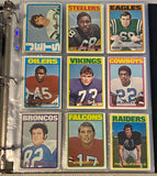 1972 Topps NFL Football Card Set (#1-263) VG-EX - Includes Staubach Rookie - Vintage Set with Many Hall of Famers