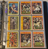 1972 Topps NFL Football Card Set (#1-263) VG-EX - Includes Staubach Rookie - Vintage Set with Many Hall of Famers