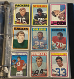 1972 Topps NFL Football Card Set (#1-263) VG-EX - Includes Staubach Rookie - Vintage Set with Many Hall of Famers