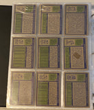 1972 Topps NFL Football Card Set (#1-263) VG-EX - Includes Staubach Rookie - Vintage Set with Many Hall of Famers