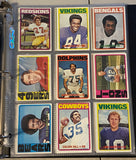 1972 Topps NFL Football Card Set (#1-263) VG-EX - Includes Staubach Rookie - Vintage Set with Many Hall of Famers