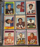 1972 Topps NFL Football Card Set (#1-263) VG-EX - Includes Staubach Rookie - Vintage Set with Many Hall of Famers