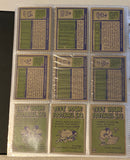 1972 Topps NFL Football Card Set (#1-263) VG-EX - Includes Staubach Rookie - Vintage Set with Many Hall of Famers