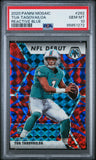 2020 TUA TAGOVAILOA Panini Mosaic - REACTIVE BLUE PRIZM RC  - PSA 10 GEM MINT #95851272