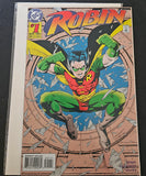 Robin (1993) #1: "The Lost Year" | Embossed Cover | Direct Edition | DC | 1993