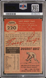 1953 Topps Satchell Paige #220 PSA 3 VG #95185375 - ICONIC CARD