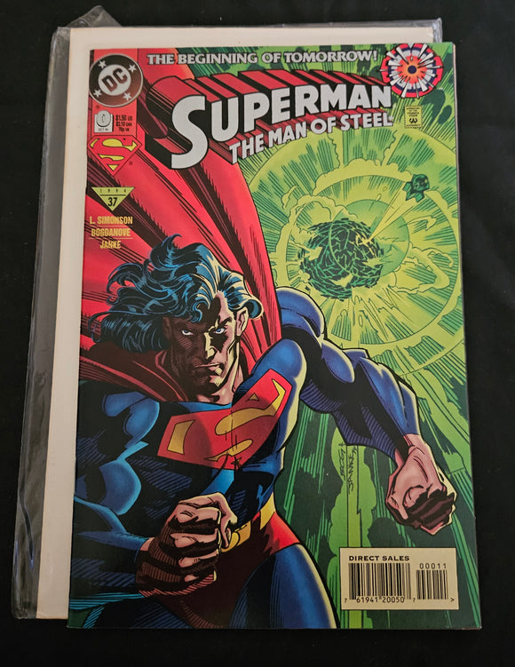 DC Comic Book - Superman: The Man of Steel #37 (Oct 1994) | 