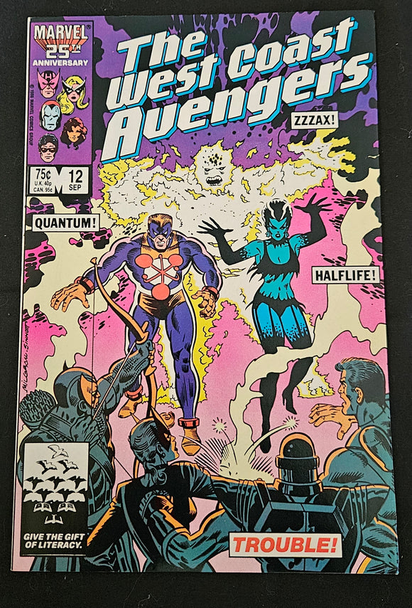 Marvel Comic Book - West Coast Avengers #12 (Sept 1986) | 