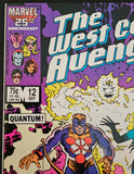 Marvel Comic Book - West Coast Avengers #12 (Sept 1986) | "Lost in Space-Time" Part 3 | NM