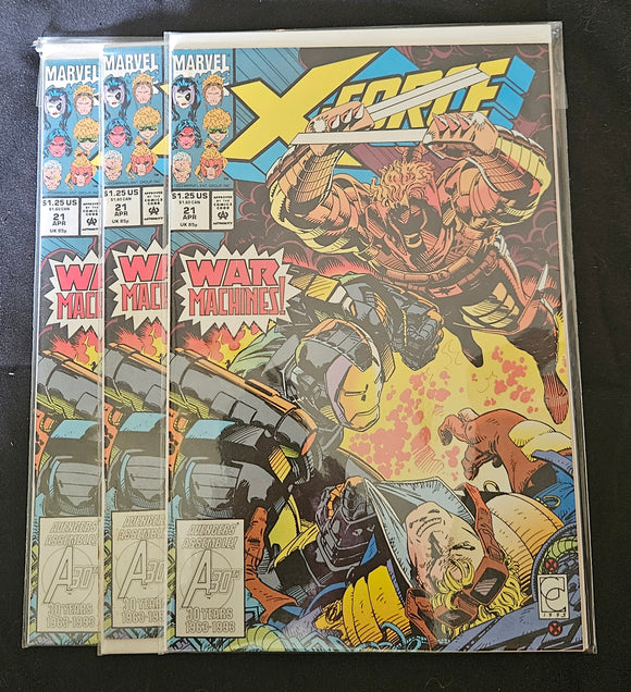 X-Force (1991) #21 - January 1993 - Marvel Comics - Comic Book