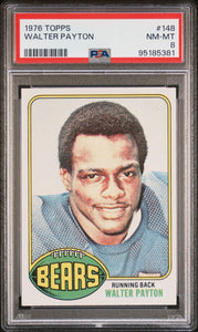 1976 TOPPS WALTER PAYTON "Sweetness" #148 RC  PSA 8 NM-MT HOF