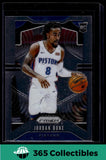 2019-20 Panini Prizm Jordan Bone RC #291 Basketball Detroit Pistons