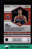 2020-21 Panini Mosaic Deni Avdija #272 Mosaic Reactive Blue RC #272 NBA Wizards