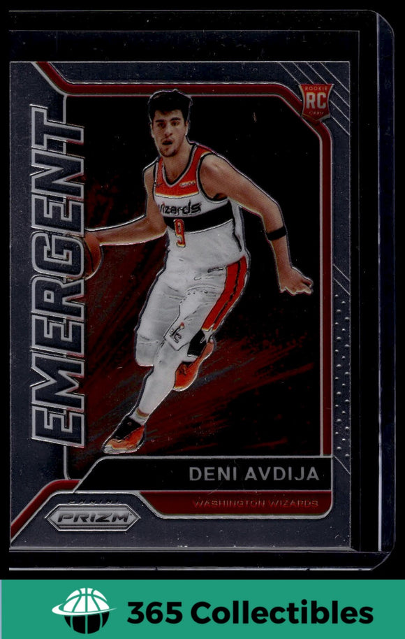 2020-21 Panini Prizm Deni Avdija #27 Emergent ROOKIE #27 NBA Wizards