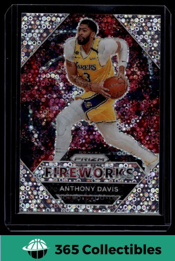 2020-21 Panini Prizm NBA Anthony Davis Prizm #6 Basketball LAKERS