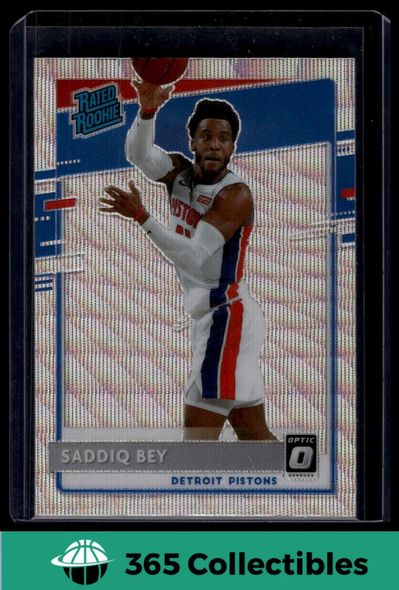 2020-21 Donruss Optic Saddiq Bey Holo Rated Rookie #169 NBA Pistons