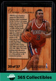 1995-96 Fleer Dana Barros #20 Flair #20 Basketball 76ers