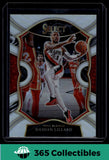 2020-21 Panini Select Damian Lillard Silver Prizm #24 Basketball Trail Blazers