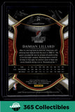 2020-21 Panini Select Damian Lillard Red Prizm #24 Basketball Trail Blazers