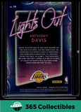 2020-21 Donruss Optic Anthony Davis Lights Out Holo #14 Basketball Lakers