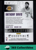 2019-20 Panini Chronicles Anthony Davis Pink #232 Basketball Lakers