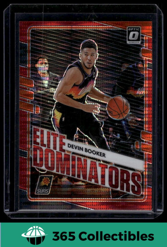 2020-21 Panini Optic NBA Devin Booker Prizm #14 Basketball Suns