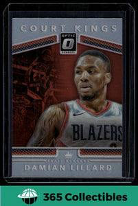 2017-18 Panini Donruss Optic Damian Lillard #33 Football Trailblazers