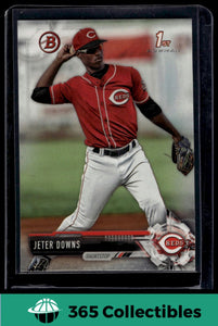 2017 Bowman Draft Jeter Downs Chrome Refractor #BDC-6 Baseball Cincinnati Reds