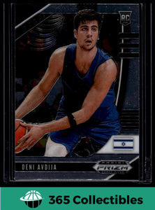 2020 Panini Prizm Draft Picks Collegiate Deni Avdija RC #6 Basketball Maccabi