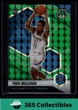 2020-21 Panini Mosaic Theo Maledon Mosaic Green RC #218 Basketball Thunder