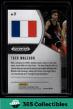 2020 Panini Prizm Draft Picks Collegiate Theo Maledon Green #17 Basketball ASVEL