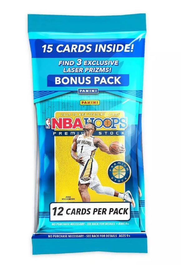 2019-2020 Panini Hoops Premium Stock NBA Basketball Multipack / Cello Pack